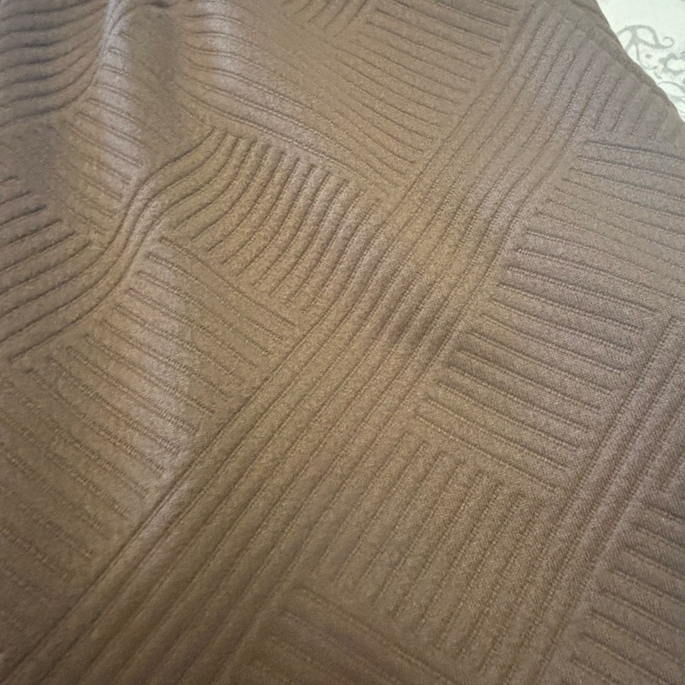 Brown Textured Short Set - Picture 2 of 2
